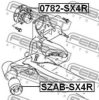 FEBEST SZAB-SX4R Mounting, axle beam